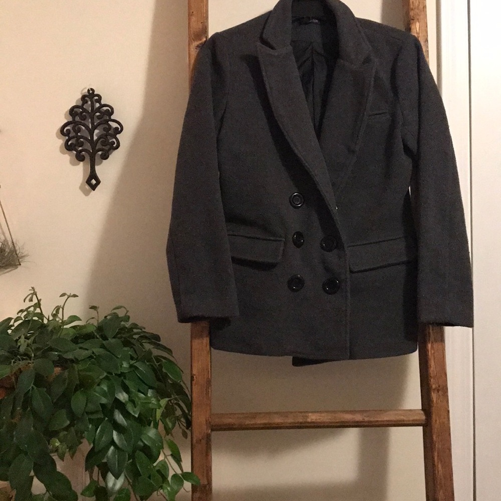 Women's Grey Pea Coat size M